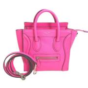 Pre-owned Leather celine-bags Celine Vintage , Pink , Dames