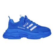 Beperkte oplage Triple S Blauw Wit Balenciaga , Blue , Heren