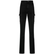 Cargo Straight Leg Jeans 3X1 , Black , Dames