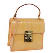 Pre-owned Leather handbags Louis Vuitton Vintage , Beige , Dames