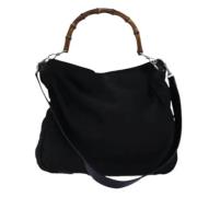 Pre-owned Nylon handbags Gucci Vintage , Black , Dames