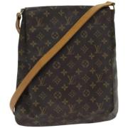 Pre-owned Canvas louis-vuitton-bags Louis Vuitton Vintage , Brown , Da...