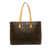 Pre-owned Canvas louis-vuitton-bags Louis Vuitton Vintage , Brown , Da...