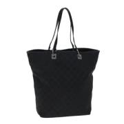 Pre-owned Canvas totes Gucci Vintage , Black , Dames