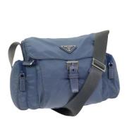 Pre-owned Nylon prada-bags Prada Vintage , Blue , Dames