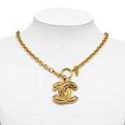 Pre-owned Yellow Gold necklaces Chanel Vintage , Yellow , Dames