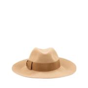 Vilt Fedora Hoed Borsalino , Brown , Dames