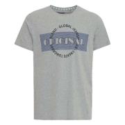 T-shirt Blend , Gray , Heren