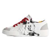 Mickey Sneakers Desigual , White , Dames