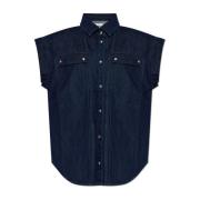 Denim shirt Tatsuya IRO , Blue , Dames