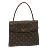 Pre-owned Canvas handbags Louis Vuitton Vintage , Brown , Dames