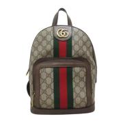 Pre-owned Canvas gucci-bags Gucci Vintage , Beige , Dames