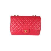 Pre-owned Leather chanel-bags Chanel Vintage , Pink , Dames