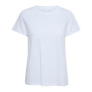 Essentiële Witte Tee met Korte Mouwen My Essential Wardrobe , White , ...