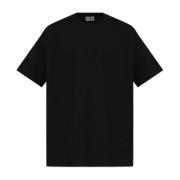 Crew Neck T-shirt Y-3 , Black , Heren