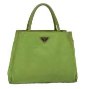 Pre-owned Nylon handbags Prada Vintage , Green , Dames