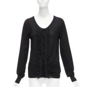 Pre-owned Wool tops Chloé Pre-owned , Black , Dames