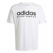 T-shirt Adidas , White , Heren