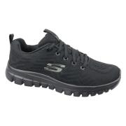 Graceful-Get Connect Sneakers Skechers , Black , Dames