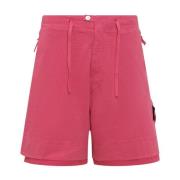 Roze Zomer Shorts Stone Island , Pink , Heren