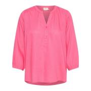 Hot Pink Blouse 10552334 Kaffe , Pink , Dames