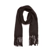 Zacht Geblokt Sjaal Accessoire Kaffe , Brown , Dames