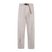 Klei Lange Broek White Sand , Beige , Heren