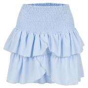 Ruche Mini Rok Lichtblauw Neo Noir , Blue , Dames