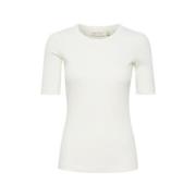 Slim Fit Dagnalw T-Shirt Topper InWear , White , Dames