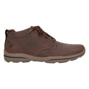 Relaxed Fit: Harper Melden Sneakers Skechers , Brown , Heren