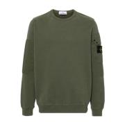 Groene Trui met Klepzak Stone Island , Green , Heren