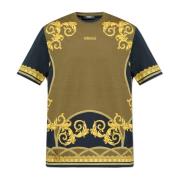 T-shirt met print Versace , Green , Heren