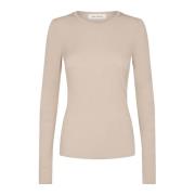 Zachte en Comfortabele Beige Blouse Sofie Schnoor , Beige , Dames