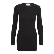 Long Sleeve Tops InWear , Black , Dames