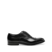 Lace Up Oxford Schoenen Doucal's , Black , Heren