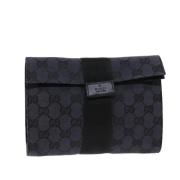 Pre-owned Canvas clutches Gucci Vintage , Black , Dames