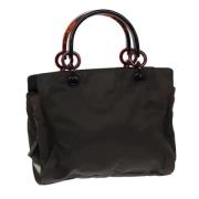 Pre-owned Nylon handbags Prada Vintage , Brown , Dames