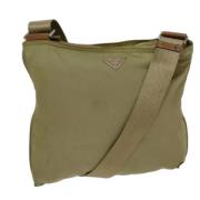 Pre-owned Nylon prada-bags Prada Vintage , Beige , Dames