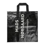 Stoere Shopper met Ritssluiting en Brede Banden Mads Nørgaard , Black ...