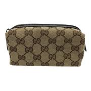 Pre-owned Canvas gucci-bags Gucci Vintage , Brown , Dames