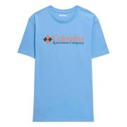 CSC Basic Logo™ Korte Mouw T-shirt Columbia , Blue , Heren