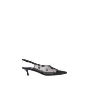 Mesh Slingback Pumps Givenchy , Black , Dames