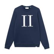 Bouclé Sweatshirt Les Deux , Blue , Heren