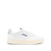 Medalist Low Top Leren Sneakers Autry , White , Dames