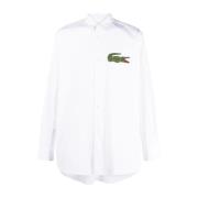 Logo Patch Shirt Comme des Garçons , White , Heren