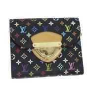 Pre-owned Canvas wallets Louis Vuitton Vintage , Black , Dames