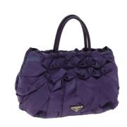 Pre-owned Nylon handbags Prada Vintage , Purple , Dames