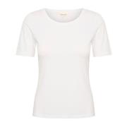 Witte Boothals T-Shirt Part Two , White , Dames