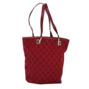 Pre-owned Canvas handbags Gucci Vintage , Red , Dames