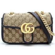 Pre-owned Canvas gucci-bags Gucci Vintage , Beige , Dames